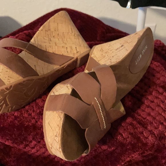 Nine West Wedge Sandals - Picture 4 of 5